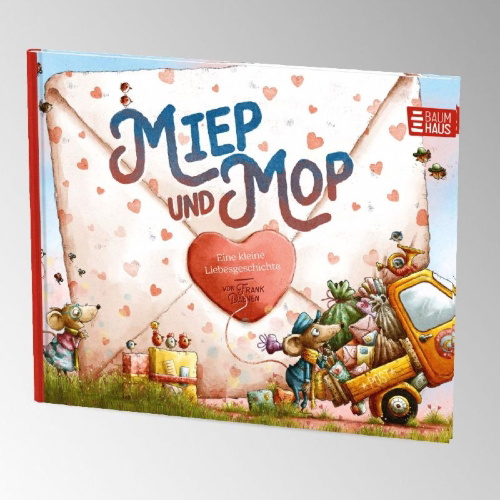 Buchcover und Innenansicht für das Buch: Miep und Mop - Eine kleine Liebesgeschichte