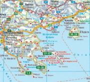 Buchcover und Innenansicht für das Buch: Chalkidiki - Thassos