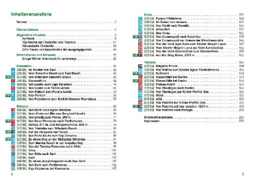 Buchcover und Innenansicht für das Buch: Chalkidiki - Thassos