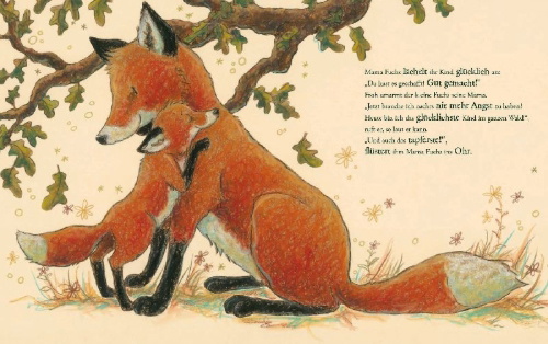 Buchcover und Innenansicht für das Buch: Nur Mut, kleiner Fuchs!
