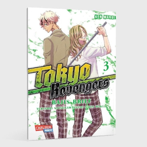 Buchcover und Innenansicht für das Buch: Tokyo Revengers - Baji Keisuke kara no Tegami