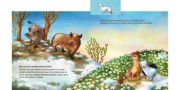 Buchcover und Innenansicht für das Buch: Was machen die Tiere im Frühling?