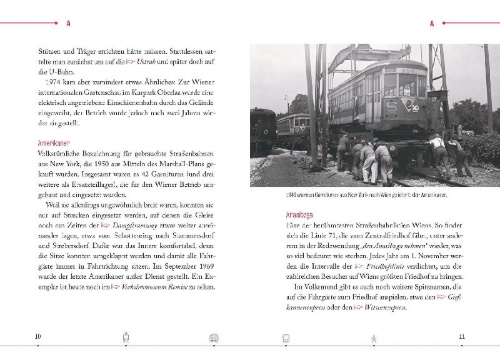 Buchcover und Innenansicht für das Buch: Wiener Öffi-Wörterbuch