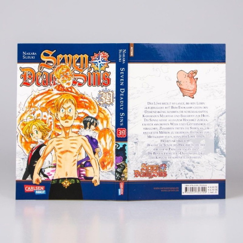 Buchcover und Innenansicht für das Buch: Nanatsu no Taizai