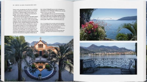 Buchcover und Innenansicht für das Buch: Gärten an den italienischen Seen