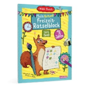 Buchcover und Innenansicht für das Buch: Mein großer Freizeit Kritzel- und Rätselblock