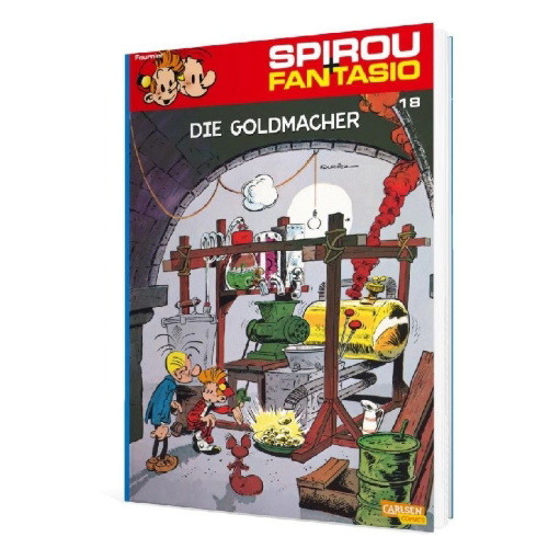 Buchcover und Innenansicht für das Buch: Le Faiseur d'or