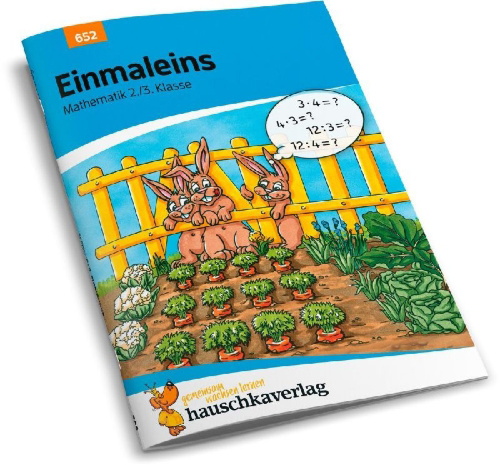 Buchcover und Innenansicht für das Buch: Einmaleins Mathematik 2./3. Klasse