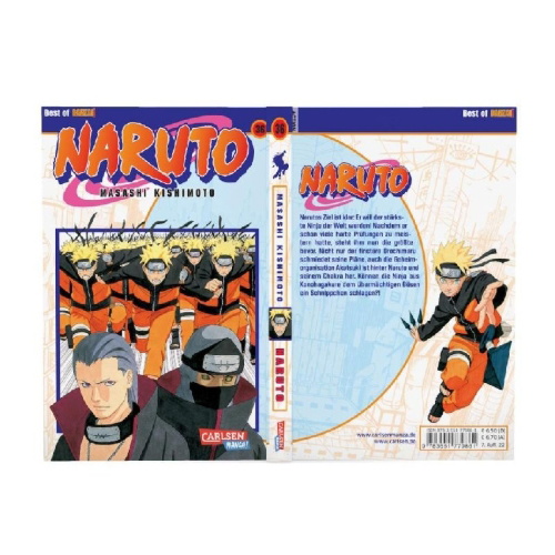 Buchcover und Innenansicht für das Buch: Naruto