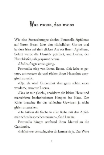 Buchcover und Innenansicht für das Buch: Petronella Apfelmus - Schnattergans und Hexenhaus (Sonderausgabe)