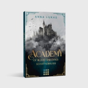 Buchcover und Innenansicht für das Buch: Academy of Blood and Fangs 2: Schattenkuss