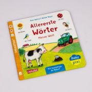 Buchcover und Innenansicht für das Buch: Baby Pixi (unkaputtbar) 162: Allererste Wörter: Meine Welt