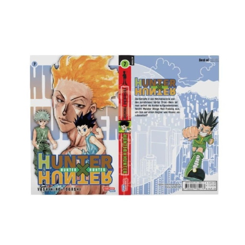 Buchcover und Innenansicht für das Buch: Hunter X Hunter