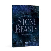 Buchcover und Innenansicht für das Buch: Stone Beasts 2: Nachtglühen