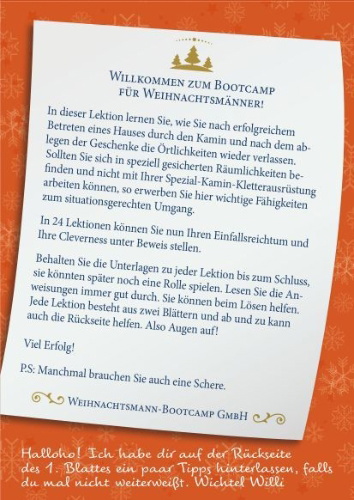 Buchcover und Innenansicht für das Buch: Escape to go