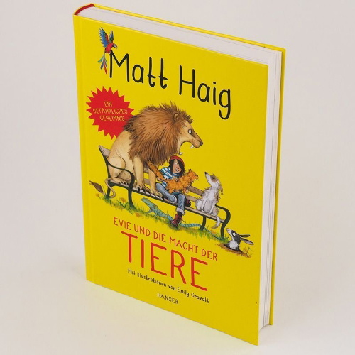 Buchcover und Innenansicht für das Buch: Evie and the Animals