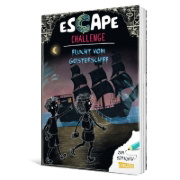 Buchcover und Innenansicht für das Buch: Escape-Buch für Grundschulkinder: Escape Challenge: Flucht vom Geisterschiff