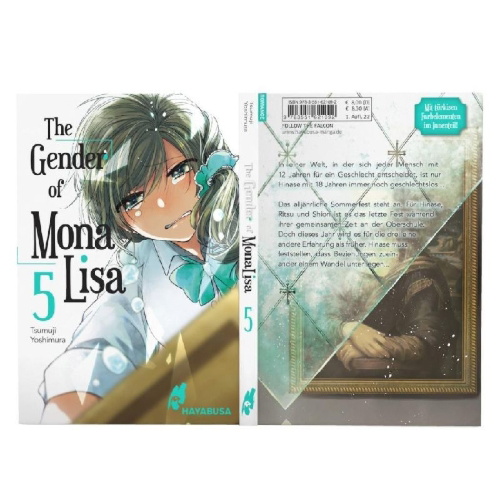 Buchcover und Innenansicht für das Buch: Seibetsu "Mona Lisa" no Kimi he.