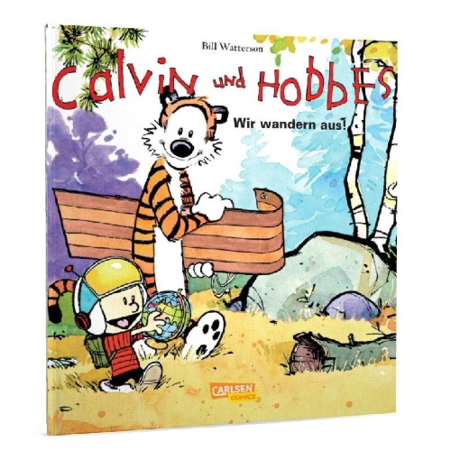 Buchcover und Innenansicht für das Buch: Calvin & Hobbes 03 - Wir wandern aus!