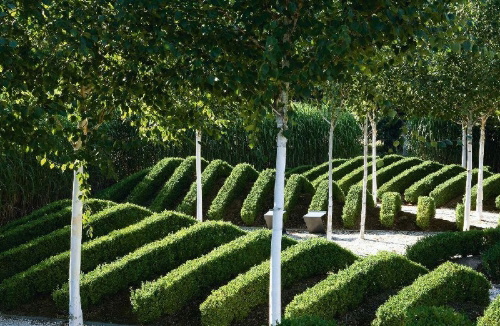 Buchcover und Innenansicht für das Buch: Exklusives Gartendesign - Spektakuläre Privatgärten