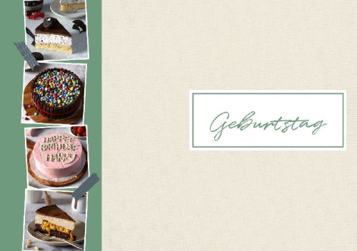Buchcover und Innenansicht für das Buch: Das vegane Backbuch für Festtage