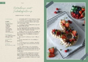 Buchcover und Innenansicht für das Buch: Das vegane Backbuch für Festtage