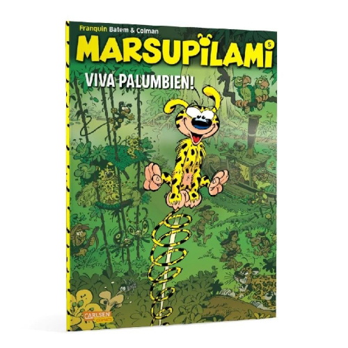 Buchcover und Innenansicht für das Buch: Marsupilami 20 - Viva Palombia!