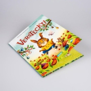 Buchcover und Innenansicht für das Buch: Versteckt!
