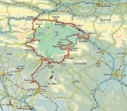 Buchcover und Innenansicht für das Buch: Hiking Slovenia's Juliana Trail