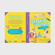 Buchcover und Innenansicht für das Buch: Schreibübungen für die 1. und 2. Klasse