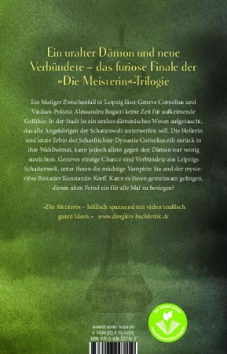 Buchcover und Innenansicht für das Buch: Die Meisterin: Alte Feinde