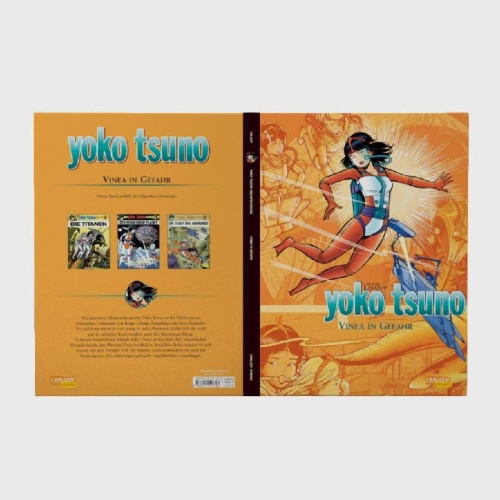 Buchcover und Innenansicht für das Buch: Yoko Tsuno Sammelband 04: Vinea in Gefahr