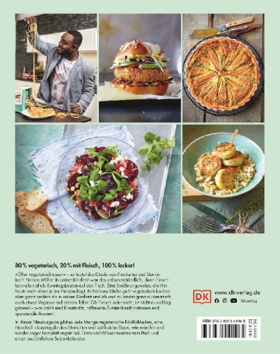 Buchcover und Innenansicht für das Buch: Öfter vegetarisch