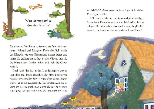 Buchcover und Innenansicht für das Buch: Der Motzpotz - Wer stänkert im Libellenwald?