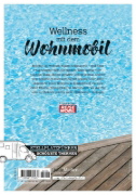 Buchcover und Innenansicht für das Buch: Stellplatzführer Schönste Thermen