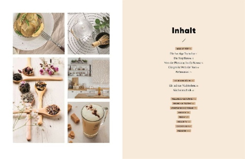 Buchcover und Innenansicht für das Buch: TASTY TEA