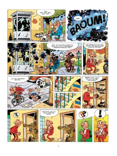 Buchcover und Innenansicht für das Buch: Mortadelo y Filemon: Valor y... al Toro!