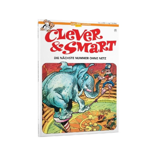 Buchcover und Innenansicht für das Buch: Mortadelo y Filemon: El circo