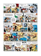 Buchcover und Innenansicht für das Buch: Mortadelo y Filemon: El circo