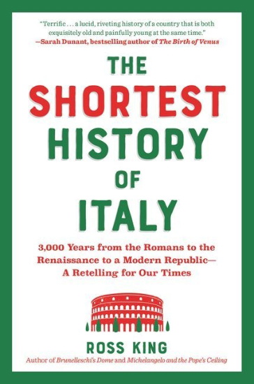 Buchcover und Innenansicht für das Buch: The Shortest History of Italy