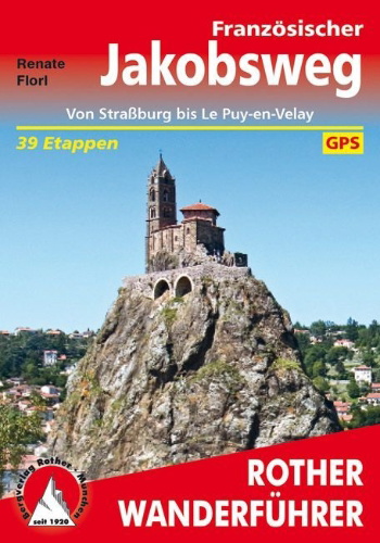 Buchcover und Innenansicht für das Buch: Französischer Jakobsweg