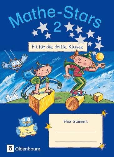 Buchcover und Innenansicht für das Buch: Mathe-Stars - Fit für die 3. Klasse. Übungsheft