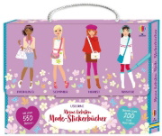Buchcover und Innenansicht für das Buch: Meine liebsten Mode-Stickerbücher
