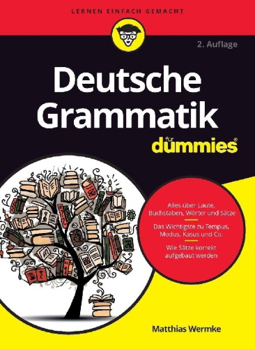Buchcover und Innenansicht für das Buch: Deutsche Grammatik für Dummies