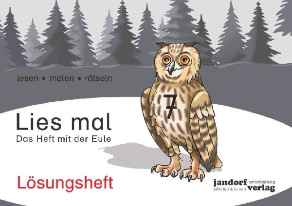 Buchcover und Innenansicht für das Buch: Lies mal 7 - Das Heft mit der Eule