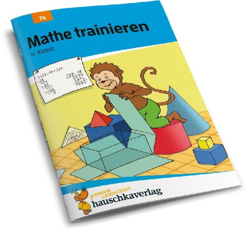 Buchcover und Innenansicht für das Buch: Mathe trainieren 4. Klasse