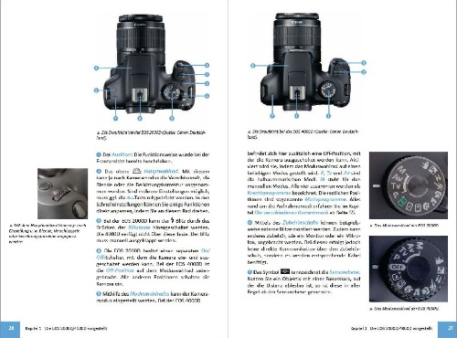 Buchcover und Innenansicht für das Buch: Canon EOS 2000D/4000D - Für bessere Fotos von Anfang an