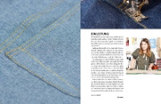 Buchcover und Innenansicht für das Buch: Jeans nähen