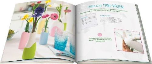 Buchcover und Innenansicht für das Buch: Mach' was mit Glas