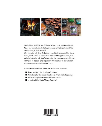 Buchcover und Innenansicht für das Buch: Das kleine Smoker-Buch